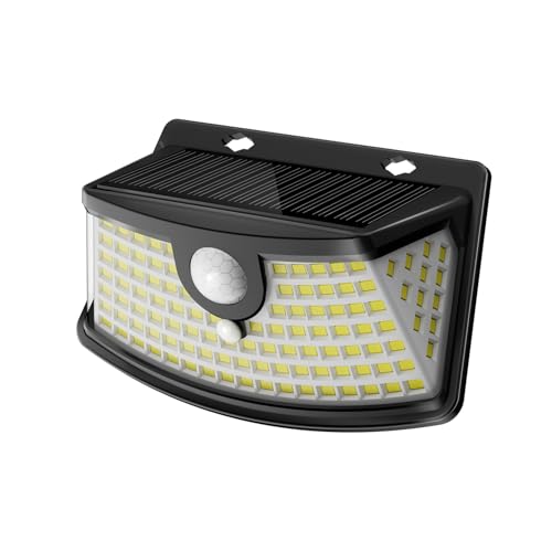 Solar Motion Sensor Lights Outdoor 120 LEDs