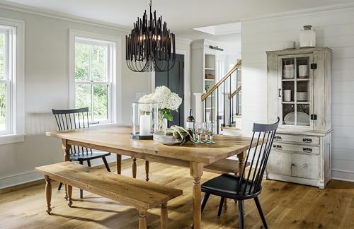 Modern Farmhouse Chandelier for Dining Room 21"