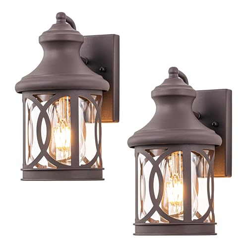 2 Pack Outdoor Wall Lights (2 Count)