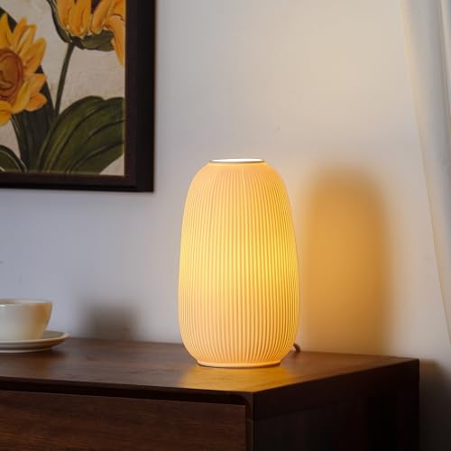 9.5" Decorative Ceramic Table Lamp Living Room