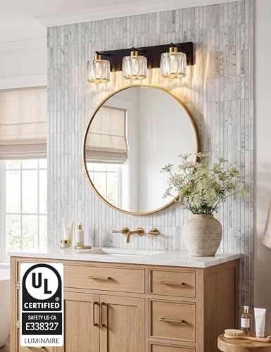 Crystal Vanity Lights for Bathrooms