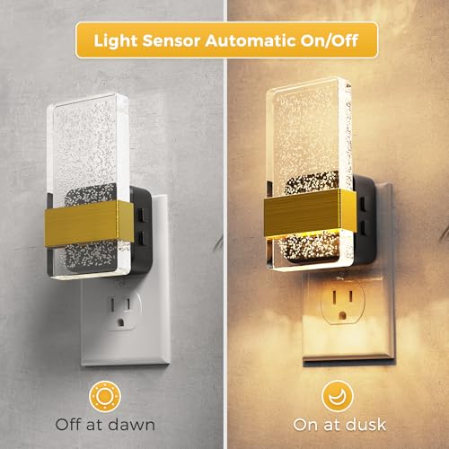 Night Light Night Lights Plug Into Wall 3CCT Adjustable 2 Pack (2 Count)