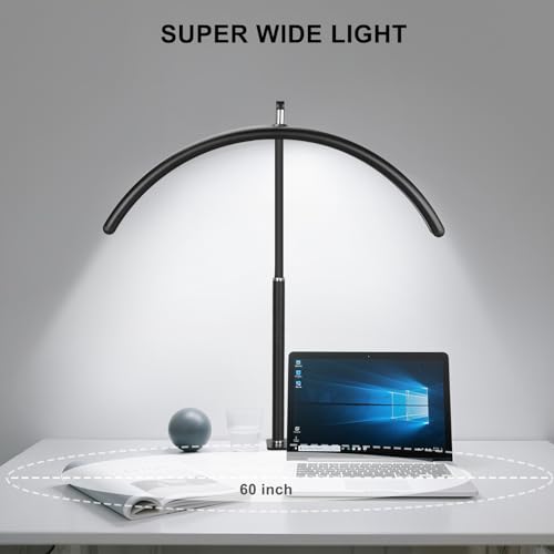 Professional Half Moon LED Desk Light for Nail Techs & Artists