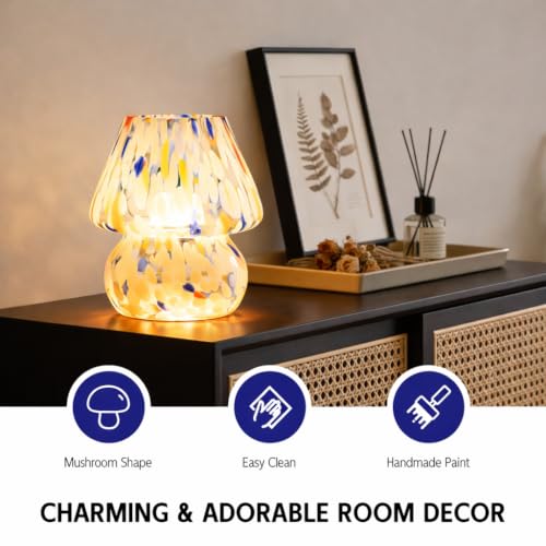 Table Lamp Mushroom lamp Blue