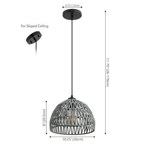 Campana 1 Light Pendant Dome Ceiling Lamp