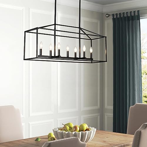 38'' Black Dining Room Light Fixture