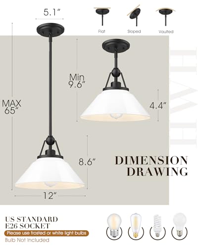 White Pendant Light Fixture