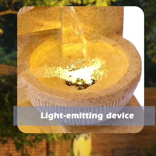 4 Tier Outdoor Indoor Water Feature Fountain