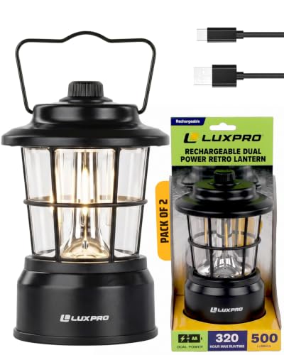 Rechargeable Retro Outdoor Lantern LED Camping Lantern