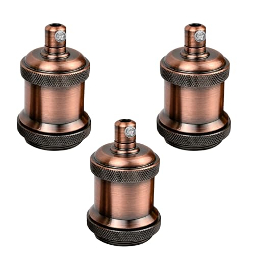 E26 E27 Vintage Edison Light Holder (3 Pack 3)