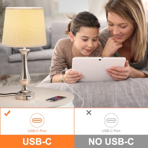 Touch Lamps for Nightstand (2 Count)