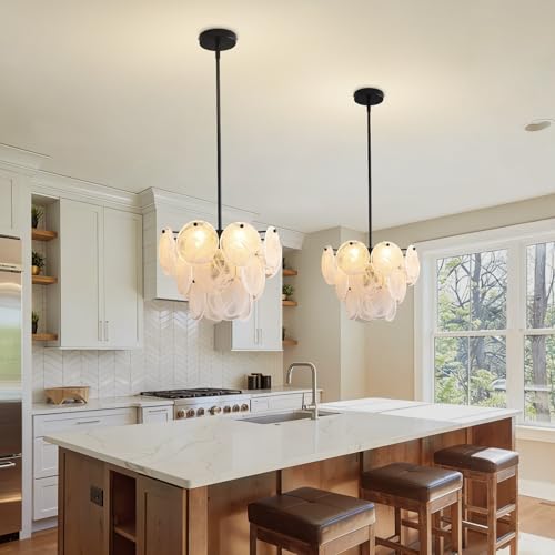 Black Glass Pendant Light