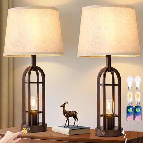 24" Table Lamps for Living Room Set of 2 (2 Count)