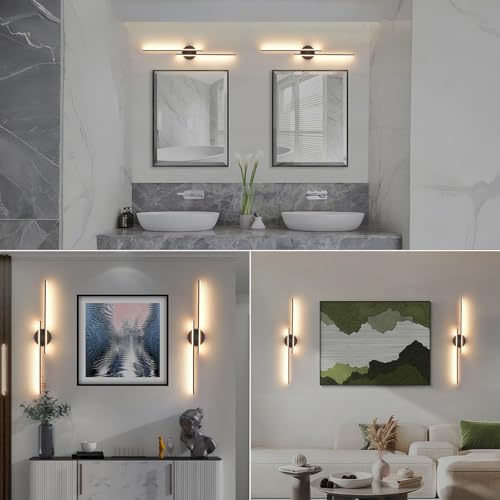 Rechargeable Battery Operated Wall Sconce Set of Two (2 Count)