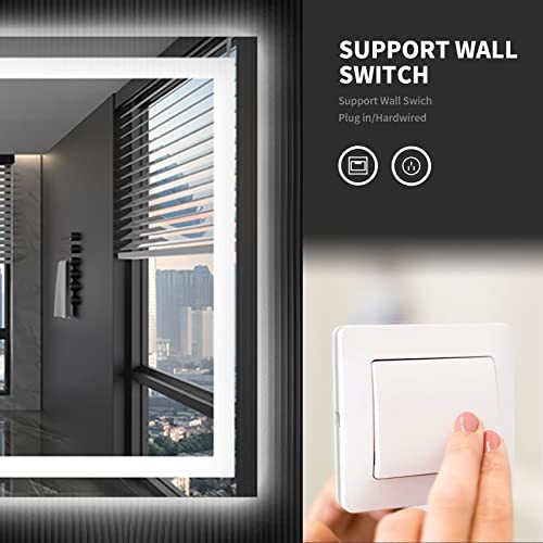72"X32" LED Bathroom Mirror with Lights