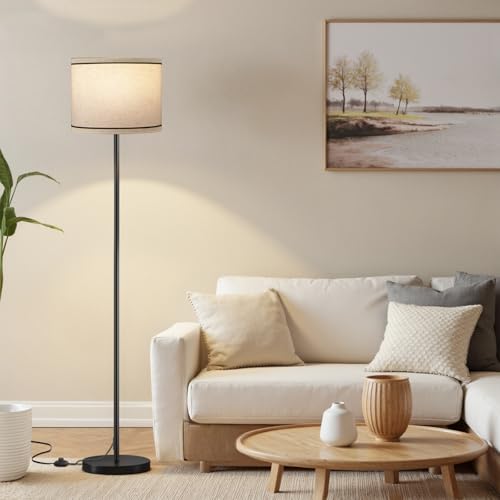 60'' Modern Floor Lamp with Shade