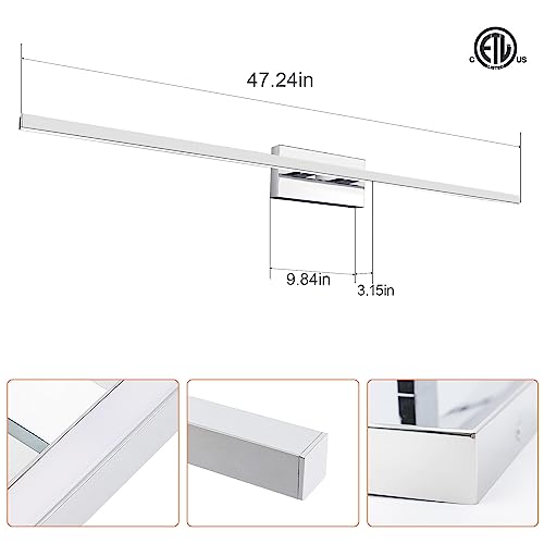 48 Inch Dimmable Bathroom Vanity Light