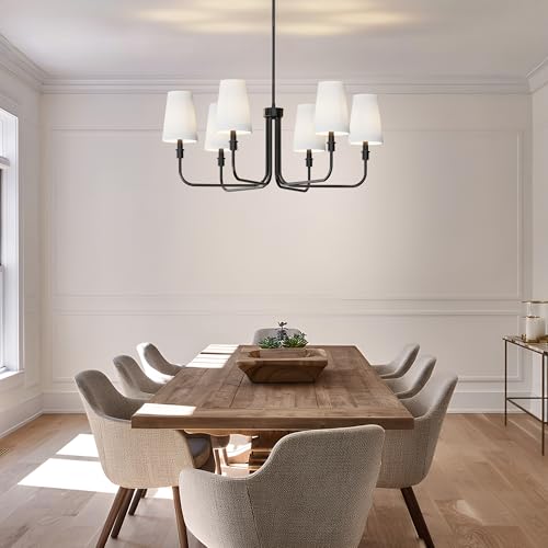 6 Light Chandelier for Dining Room Light Fixture Over Table