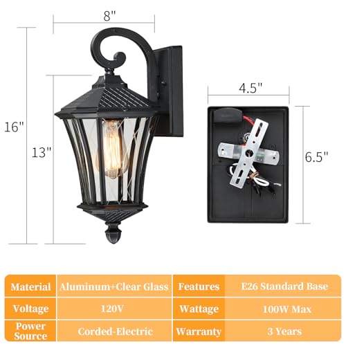 16'' Outdoor Wall Lights
