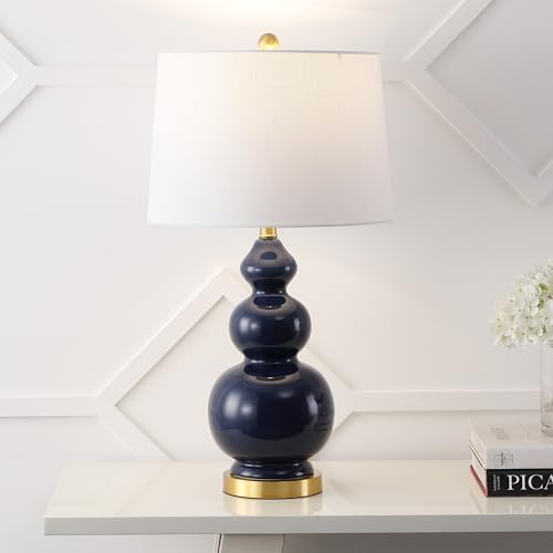 Bowen 27.5" Ceramic Triple Gourd Table Lamp