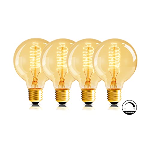 G80 Globe Edison Light Bulb (6 Count)
