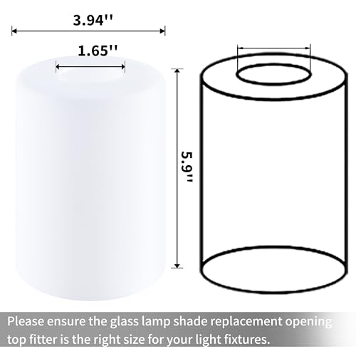 3PcS Clear Glass Lamp Shade (3 Count)