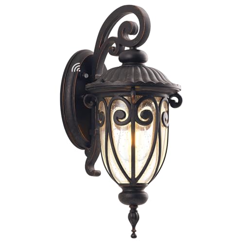 Large Dusk to Dawn Outdoor Wall Light for Garage