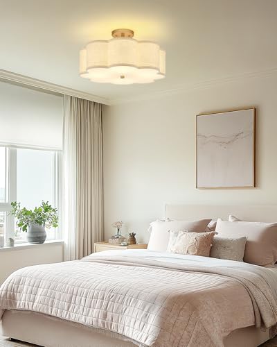 Gold Semi Flush Mount Ceiling Lights