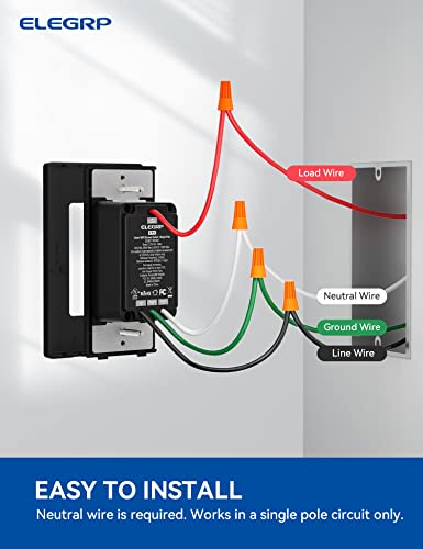 Smart Dimmer Light Switch DTR10 (10 Count)