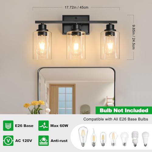 3 Light Bathroom Light Fixtures
