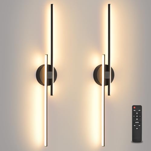 Rechargeable Battery Operated Wall Sconce Set of Two (2 Count)