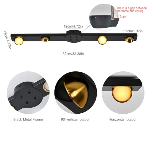 32 Inch Modern Dimmable Track Lighting with Remote