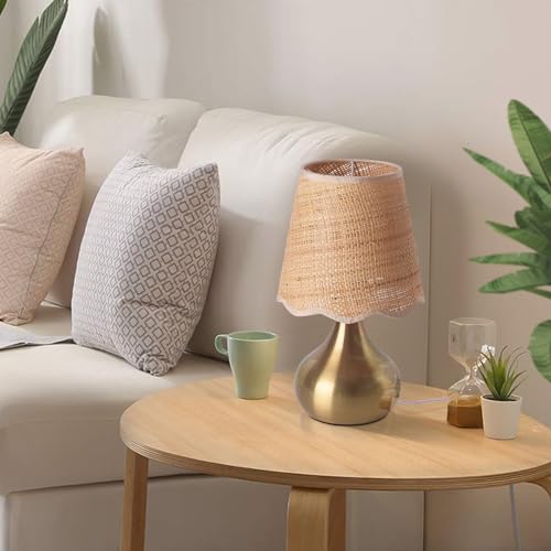 Gold Small Bedside Table Lamp for Bedroom