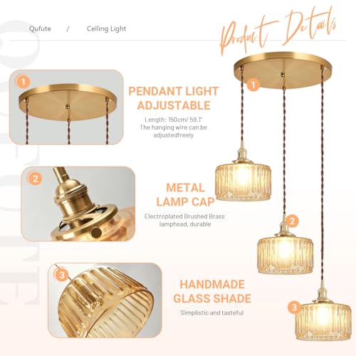 Amber Chandelier Mid