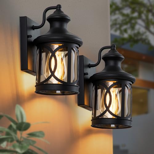 2 Pack Outdoor Wall Lights (2 Count)