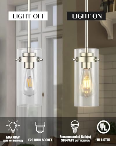 Pendant Lights Kitchen Island (3 Count)