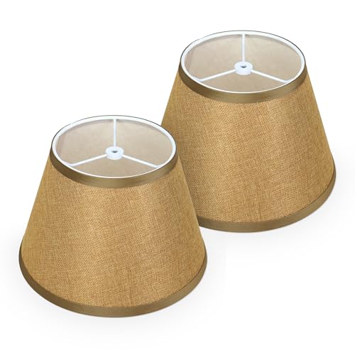 Brown Empire Lamp Shades Set of 2 (2 Count)
