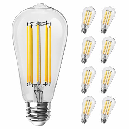 ST19 Vintage Edison LED Light Bulb (8 Count)