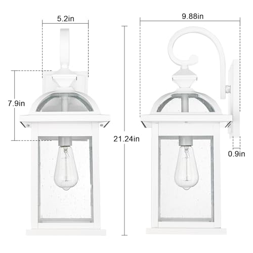 2pcs Outdoor Lights Fixtures Wall Mount