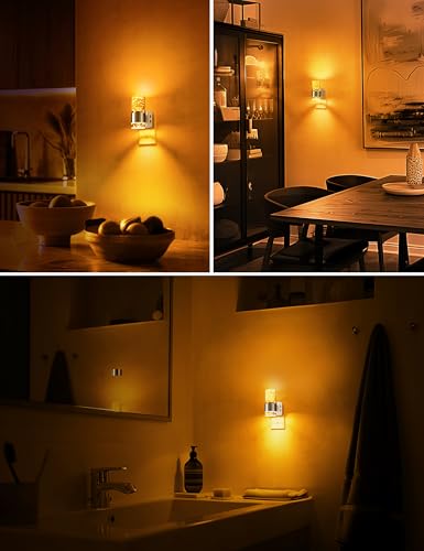 Night Light Dimmable Night Lights Plug into Wall (2 Count)