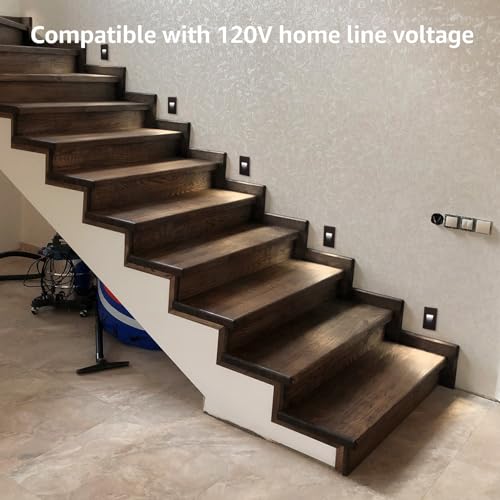 12 Pack 3CCT 120V LED Step Lights (12 Count)