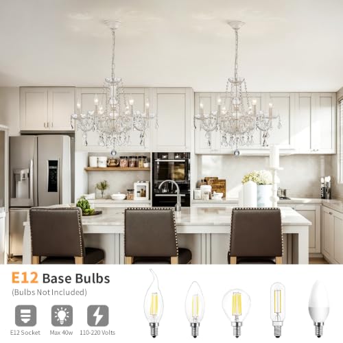 Modern Contemporary K9 Crystal Glass Chandelier Pendant Ceiling Lighting Fixture
