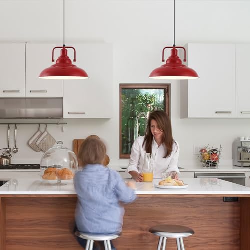 Farmhouse Pendant Light (2 Count)