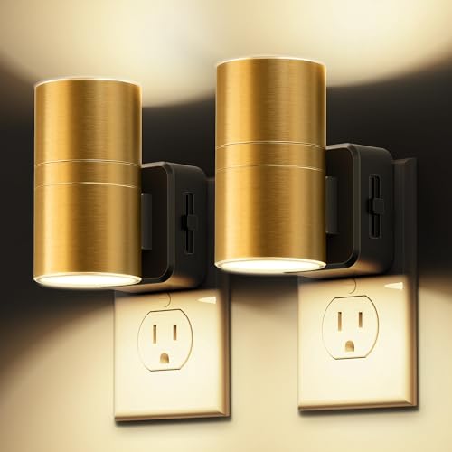 Night Light Dimmable Night Lights Plug into Wall (2 Count)