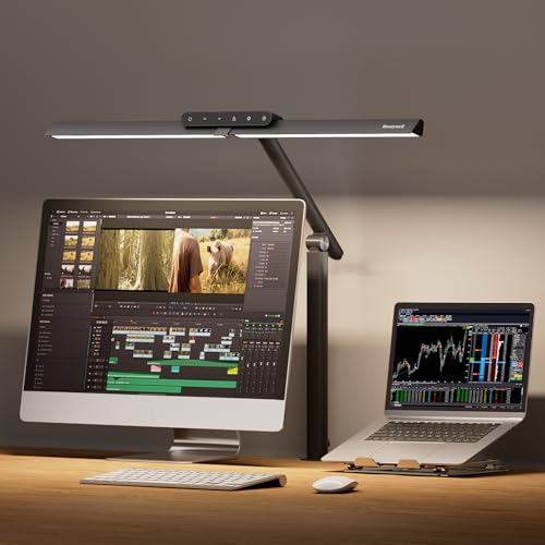 HJ1 Sunturalux LED Clamp Desk Lamp 1200LM for Home Office
