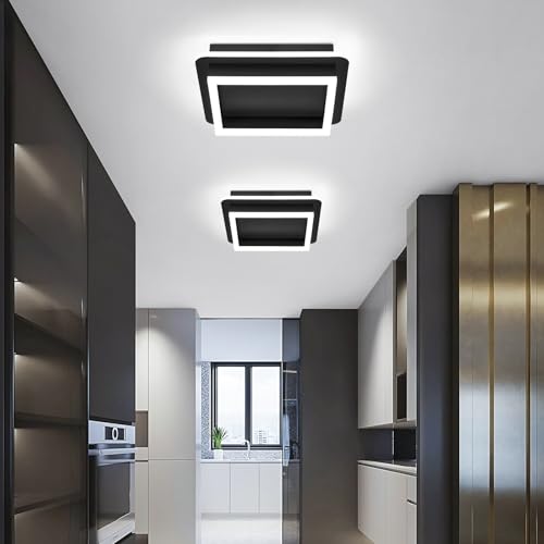 Black Modern LED Ceiling Light