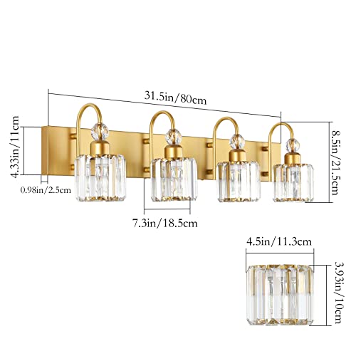 Gold Vanity Lights 4