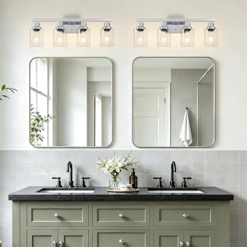 4 Light Chrome Vanity Lights