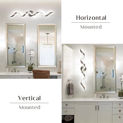 Dimmable Modern LED Bathroom Vanity Light 32 inch