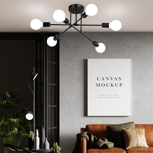 Modern Sputnik Chandelier Ceiling Light Fixtures